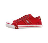 MUSTANG Damen Sneaker Ziernähte Slipper Gummizug 26M0242008, Größe:40 EU, Farbe:Rot