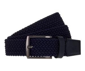 MUSTANG 35mm Braided Leather Belt W110 Marine