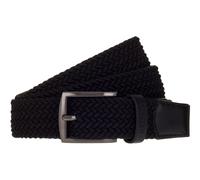 MUSTANG 35mm Braided Leather Belt W95 Black