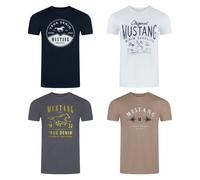 Mustang 4er Pack Mustang T-Shirt M Pack 14 (892719) Mehrfarbig M