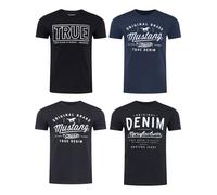 Mustang 4er Pack Mustang T-Shirt S Pack 3 (892619) Mehrfarbig S