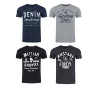 Mustang 4er Pack Mustang T-Shirt XL Pack 5 (892640) Mehrfarbig XL