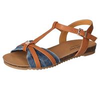 Mustang 5057-803 Sandale, Jeansblau, 38 EU