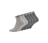 Mustang 6er Pack Midi Socken Herren grau, 43-46