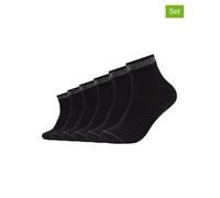 Mustang 6er Pack Midi Socken Herren schwarz, 39-42