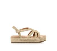 Mustang Amelie Sandalen Gold -Höhe 5cm Absatz