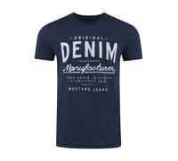 Mustang Basic Print M Blau (706201) Blau M