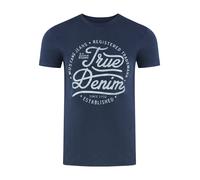 Mustang Basic Print M Blau (707553) Blau M