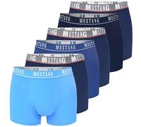 MUSTANG Boxershorts Herren 6er Pack L Baumwoll Passform Atmungsaktiv Unterwäsche Unterhosen Männer Men Retroshorts