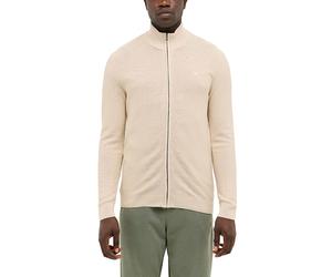 Mustang Cardigan in Beige - Größe M | Herren Pullover Cardigans