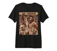 Mustang Celebration Game Day Selfie Vintage Schule Maskottchen Premium T-Shirt