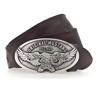 MUSTANG Classic Leather Belt W105 Dark Brown
