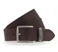 MUSTANG Classic Leather Belt W115 Dark Brown - kürzbar