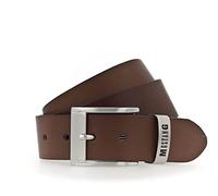 MUSTANG Ledergürtel W120 Classic Damen Rindsleder Braun 4 cm Gr. 120 Überlänge