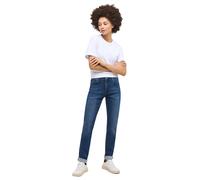 MUSTANG Damen Jeans CROSBY Relaxed Slim Fit - Blau - Deep Blue Denim W26-W34, Größe:29W / 34L, Farbvariante:Deep Blue Denim 5000-802