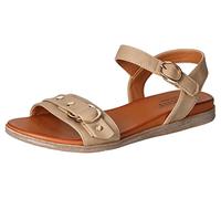 MUSTANG Damen 1424-809 Sandale Knöchelriemen, Taupe, 39 EU