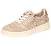 Mustang Damen 1510-302 Schnürhalbschuh, beige, 41 EU