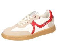 Mustang Damen 1511-303 Schnürhalbschuh, Weiss/rot, 41 EU