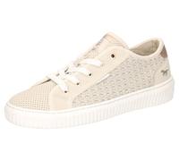 Mustang Damen 1516-302 Schnuerhalbschuh, Ivory, 38 EU