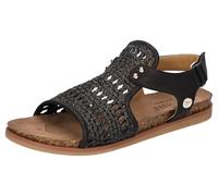 Mustang Damen 1518-805 Sandale, schwarz, 36 EU