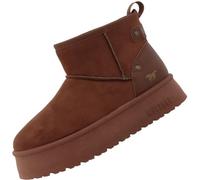 Mustang Stiefelette 15M0202001 Veloursleder/Textil Damen Braun Größe 37