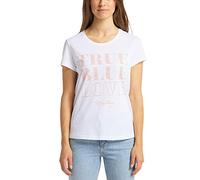 MUSTANG Damen Alina C Print T-Shirt, Weiß (2045), S