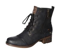 MUSTANG Damen Boot Stiefelette Reißverschluss Schnürung 1229-513, Größe:38 EU, Farbe:Blau
