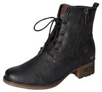 MUSTANG Damen Boot Stiefelette Reißverschluss Schnürung 1229-513, Größe:40 EU, Farbe:Blau