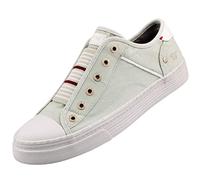 MUSTANG Damen Canvas Sneaker Grün, Schuhgröße:EUR 36
