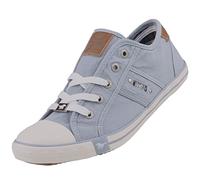 MUSTANG Damen Canvas Sneaker Hellblau, Schuhgröße:EUR 45