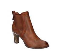 Mustang Stiefelette Lederimitat/Textil Cognac
