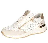 MUSTANG Damen eleganter Sneaker rutschfest Reißverschluss sportlich 1487-303, Größe:37 EU, Farbe:Gold