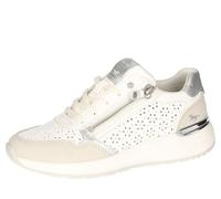 MUSTANG Damen eleganter Sneaker rutschfest Reißverschluss sportlich 1487-303, Größe:38 EU, Farbe:Silber