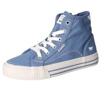 Mustang Damen High-Top Canvas Sneaker Hellblau, Schuhgröße:EUR 38