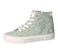 Mustang Damen High-Top Canvas Sneaker Pastellgrün, Schuhgröße:EUR 37