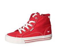 Mustang Damen High-Top Canvas Sneaker Rot, Schuhgröße:EUR 37