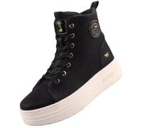 MUSTANG Damen High-Top Sneaker Schwarz EU 38