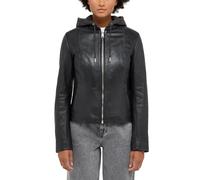 Lederjacke MUSTANG "31023138", Damen, Gr. L, schwarz, 100% Leder, Schaf / Futter: 60% Baumwolle, 40% Polyester / Ärmelfutter: 100% Polyester / Füllung: 100% Polyester, Jacken (71202416-L) schwarz