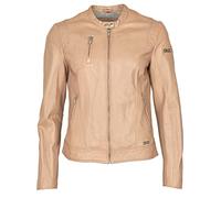 Lederjacke MUSTANG "31021326", Damen, Gr. M, rosa (powder), Obermaterial: 100% Lammleder. Innenfutter: 90% Baumwolle, 10% Polyester. Taschenfutter: 100% Baumwolle. Ärmelfutter: 100% Polyester, Jacken 