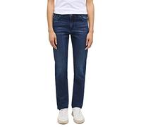MUSTANG Damen Jeans Crosby Relaxed Slim Fit - Blau - Deep Blue Denim W26-W46, Größe:29W / 34L, Farbvariante:Deep Blue Denim 5000-802