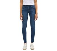 Skinny-fit-Jeans MUSTANG "Damen Style Shelby Skinny", Damen, Gr. 26, Länge 32, blau (502 mittelblau), Denim/Jeans, 95% Baumwolle, 3% Elastomultiester, 2% Elasthan, unifarben, skinny fit, Jeans (737695