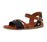 Riemchensandale MUSTANG SHOES "Eireen", Damen, Gr. 40, schwarz, Lederimitat, Schuhe Riemchensandale, Sandalette, Sommerschuh mit logogeprägter Niete (42569417-40) schwarz