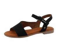 MUSTANG Damen Klassische Sandalen, Frauen Sandalen,Freizeitschuhe,offene Schuhe,Strandschuhe,Sandaletten,bequem,Schwarz,40 EU