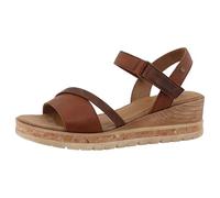 MUSTANG Damen Klassische Sandalen, Frauen Sandalen,Sandaletten,bequem,Sommerschuhe,Freizeitschuhe,offene Schuhe,Strandschuhe,Braun,42 EU