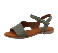 MUSTANG Damen Klassische Sandalen, Frauen Sandalen,Sandaletten,Sommerschuhe,Freizeitschuhe,offene Schuhe,Strandschuhe,bequem,Grün,38 EU
