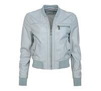 Mustang Lederblouson Damen blau, XL