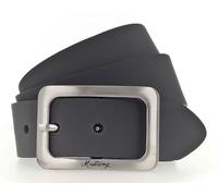 MUSTANG Damen Ledergürtel MW3068L25 35mm Gürtelbreite Weiß Braun Schwarz, Größe:100cm, Farbe:Grau 0730