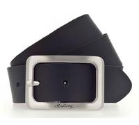 Ledergürtel MUSTANG Gr. 90, blau (nachtblau) Damen Gürtel (95267212-90) nachtblau