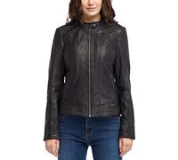 MUSTANG Damen Lederjacke Blanca Black XXL