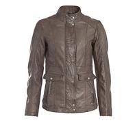 Lederjacke MUSTANG "Jasmin", Damen, Gr. XS, braun, Obermaterial: 100% Leder, Schaf, Jacken (78327320-XS) braun